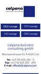 Mobile Screenshot of calpana.com